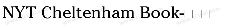 NYT Cheltenham Book字体转换